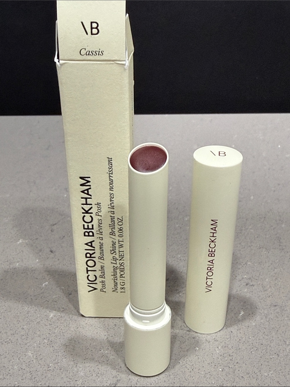 Victoria Beckham Posh Balm in Cassis — new/unused